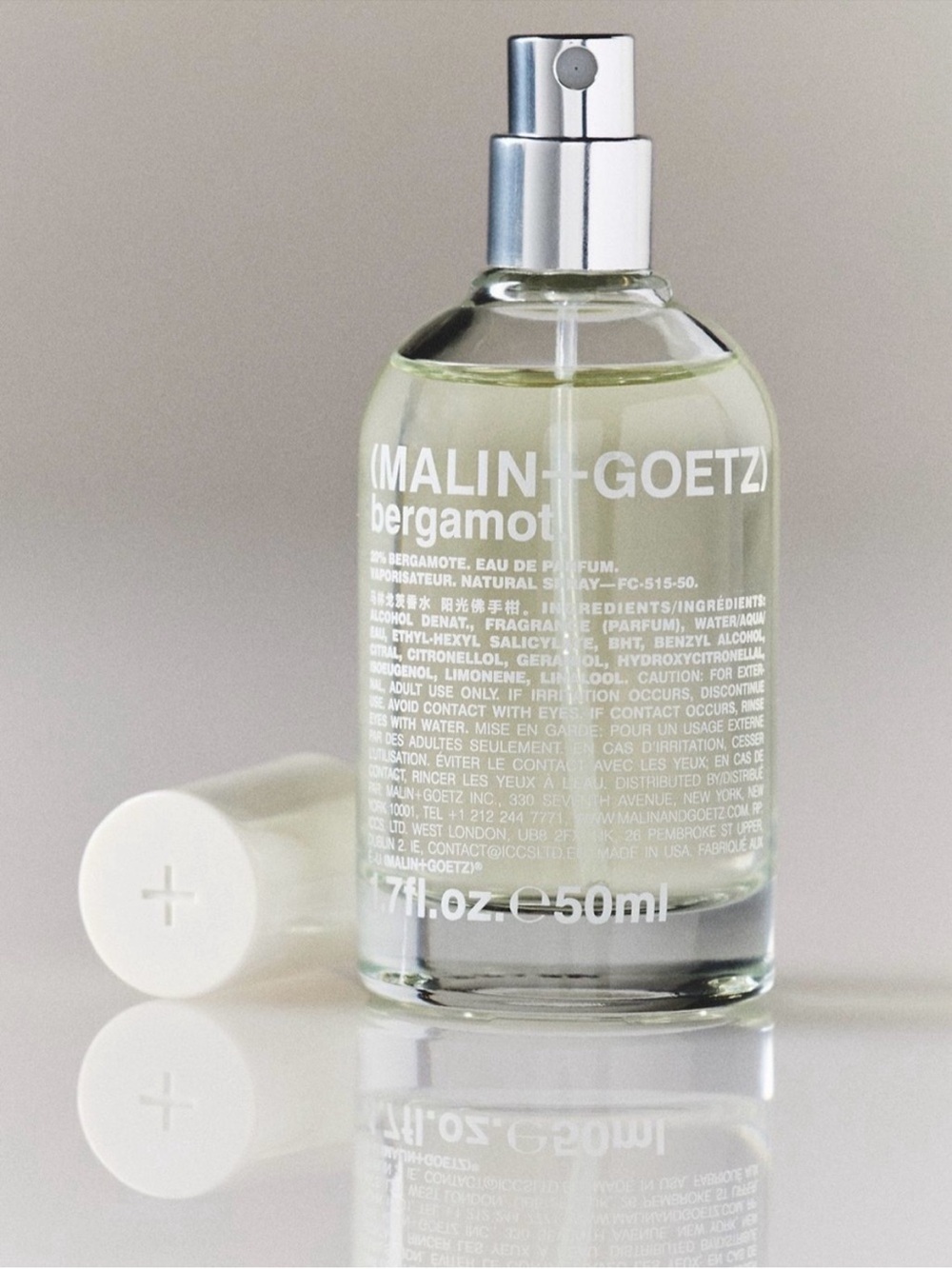 Malin+Goetz Bergamot Spray - Light Green Scented Mist 1.7fl.oz (50ml)